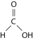 <strong> The illustration above shows a representation of formic acid. A formic acid molecule</strong> A) will form hydrogen bonds with water molecules. B) has a tetrahedral configuration of hybrid electron orbitals for the carbon atom. C) consists of largely nonpolar covalent bonds. D) is held together by hydrogen bonds. E) has a tetrahedral shape and will form hydrogen bonds with water molecules.