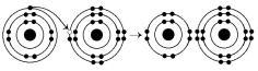 <strong> What results from the chemical reaction illustrated above?</strong> A) a cation with a net charge of +1 B) a cation with a net charge of -1 C) an anion with a net charge of +1 D) an anion with a net charge of -1 E) a cation with a net charge of +1 and an anion with a net charge of -1