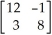 <strong>Add the matrices + </strong> A) B) C) D)
