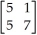 <strong>Add the matrices + </strong> A) B) C) D)