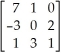 <strong>Multiply matrix by .</strong> A) B) C) D)