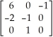<strong>Multiply matrix by .</strong> A) B) C) D)