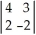 <strong>To solve the following set of simultaneous equations, the determinant solution for Y would be 4X + 3Y = 7 2X - 2Y = 5</strong> A)X = ÷ B)X = ÷ C)X = ÷ D)X = ÷