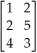 <strong>Add the matrices + .</strong> A) B) C) D)Matrices of these dimensions cannot be added.