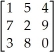 <strong>Transpose =</strong> A) B) C) D)