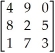 <strong>Transpose =</strong> A) B) C) D)