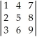 <strong>The correct determinant value for the determinant would be</strong> A)0. B)1. C)-1. D)-2.