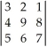 <strong>The correct determinant value for the determinant would be</strong> A)0. B)48. C)32. D)24.
