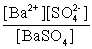 <strong>Write the solubility product expression for the following solubility equilibrium: BaSO<sub>4</sub> (s) \leftrightarrow Ba<sup>2+</sup> (aq)+ SO<sub>4</sub><sup>2</sup><sup>-</sup> (aq)</strong> A) B) C) D)