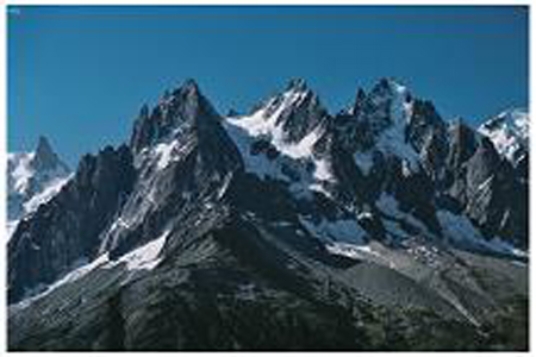 <strong>What are these sharp, glacially carved ridges? </strong> A)cirque B)arête C)hogback D)razorback E)flatiron