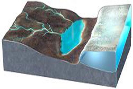 <strong>What would happen if the ice in this area melted away? </strong> A)The land near the ice would drop due to isostatic rebound. B)Rivers could change direction and flow away from the area once covered by ice. C)The land subsides because the ice is removed. D)All of these.