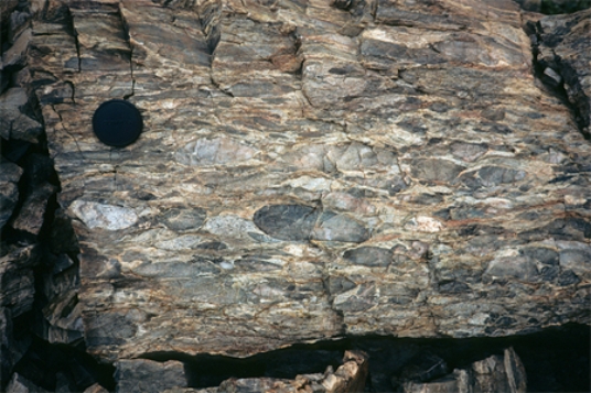 What type of deformation is shown in this photograph?  