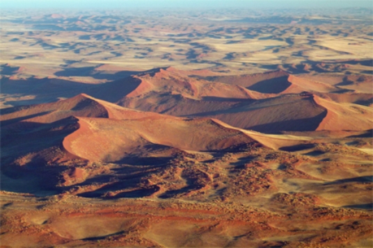The sand dunes shown in this photograph  
