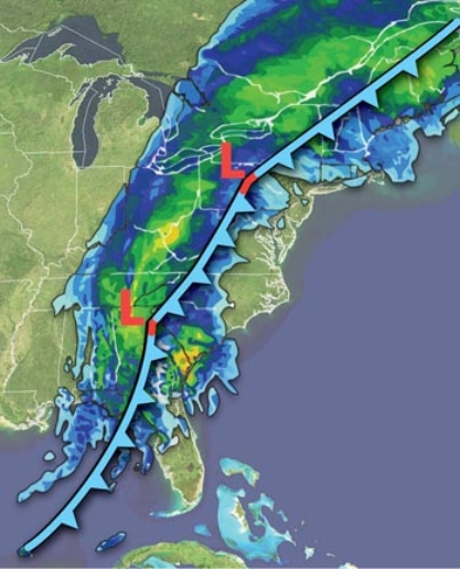 <strong>The warm air being lifted in this map is mostly located in the __________ portion of the map.  </strong> A)northern B)southern C)eastern D)western <div style=padding-top: 35px> 