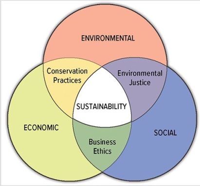 <strong>The three components of sustainability to which all communities should strive to achieve,depicted by the Venn diagram below,are  </strong> A)environmental,economic,and social. B)environmental,spiritual,and metaphysical. C)environmental,academic,and artistic. D)environmental,critical,and creative. <div style=padding-top: 35px> 