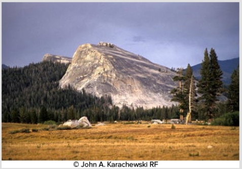 <strong>In the photograph below,the ice must have flowed </strong> A)from the background into the foreground (i.e.,out of the screen and toward you). B)from the foreground into the background (i.e.,away from you as you are looking at it). C)from left to right. D)from right to left.