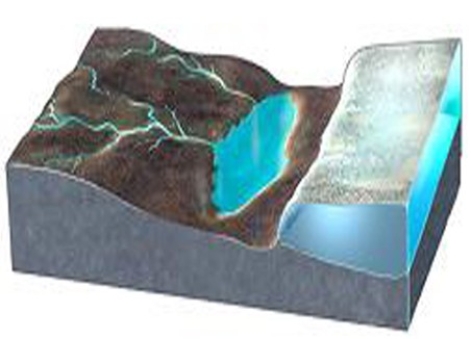 <strong>What would happen if the ice in this area melted away? </strong> A)The land near the ice would drop due to isostatic rebound. B)Rivers could change direction and flow away from the area once covered by ice. C)The land subsides because the ice is removed. D)All of these are correct.
