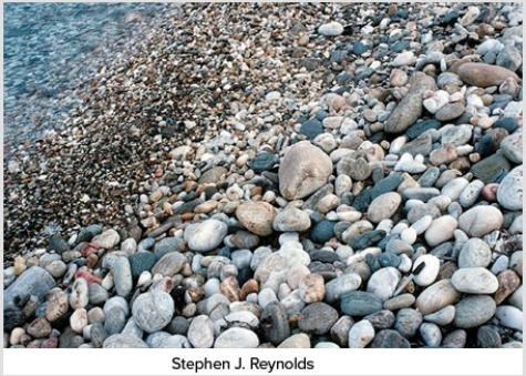 <strong>The type of rock that the materials shown in this photograph would produce is  </strong> A)sedimentary. B)igneous. C)metamorphic. D)hydrothermal. <div style=padding-top: 35px> 