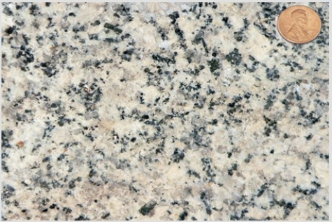 <strong>Which of the following rock photographs depicts a felsic igneous rock?</strong> A)   B)   C)   D)   <div style=padding-top: 35px> 