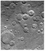 <strong>What does this photograph,which is representative of most of Mercury,indicate about the planet?  </strong> A)the surface is covered by impact craters B)the planet does not have tectonic or volcanic activity C)the planet lacks wind or water D)all of these <div style=padding-top: 35px> 