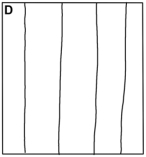 This map shows elevations of the water table beneath an area.Which of the following maps is the correct contour map for the water table elevations shown?