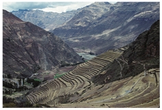 <strong>People reshape steep slopes,a practice called terracing,in order to: </strong> A)help capture and retain rainfall B)provide a level place on which to farm C)promote soil formation D)protect soil from erosion E)all of these