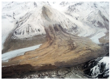 <strong>The main feature shown in this photograph illustrates? </strong> A)weathering B)flooding C)permafrost D)slope failure