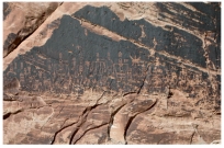 <strong>What desert feature is shown in this photograph? </strong> A)alluvial fan B)playa C)caliche D)desert wash E)desert varnish