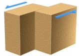 <strong>What type of stress formed the structure shown in this figure? </strong> A)fluid pressure B)compression C)shear D)tension E)none of these