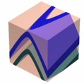 <strong>What type of structure is shown in this figure? </strong> A)horizontal anticline B)horizontal syncline C)plunging anticline D)plunging syncline E)asymmetric anticline