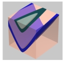 <strong>What type of structure is shown in this figure? </strong> A)horizontal anticline B)horizontal syncline C)plunging anticline D)plunging syncline E)asymmetric anticline