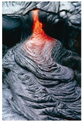 <strong>What type of volcanic eruption is probably shown in this photograph? </strong> A)pyroclastic flow B)fire fountain C)basaltic lava flow D)felsic lava flow E)caldera eruption