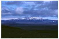 <strong>What is a main hazard of this type of volcano? </strong> A)hot fragments thrown a short distance from the volcano B)burning,building collapse,and suffocation from widely distributed pyroclastic material C)destruction by moderately fluid lava flows that can flow far from the volcano D)volcanic mudflows and landslides E)relatively small pyroclastic eruptions caused by localized explosions or collapse