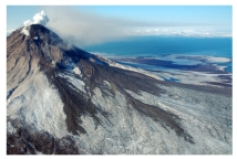 <strong>What is a common hazard of this type of volcano? </strong> A)burning,building collapse,and suffocation from an eruption column and pyroclastic flows B)volcanic mudflows and landslides C)relatively small pyroclastic eruptions caused by localized explosions or collapse D)all of these