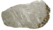 <strong>Which layer in the earth has a composition similar to the meteorite shown in this photograph? </strong> A)continental crust B)oceanic crust C)mantle D)core