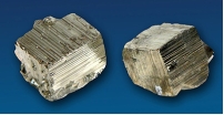 <strong>The mineral shown in this photograph is a sulfide mineral and commonly forms cube-shaped crystals. What mineral is it?  </strong> A) pyrite B) hematite C) dolomite D) gypsum E) halite <div style=padding-top: 35px> 