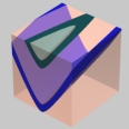 <strong>What type of structure is shown in this figure? </strong> A) horizontal anticline B) horizontal syncline C) plunging anticline D) plunging syncline E) asymmetric anticline