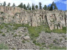 <strong>What is the dominant type of weathering is shown in this photograph? </strong> A) dissolution B) chemical weathering C) debris flow D) hydrolysis E) physical weathering