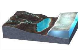 What would happen if the ice in this area melted away?  