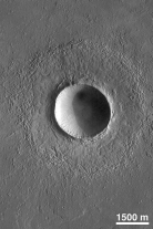 <strong>This type of crater, which is very abundant on most moons and solid planets, is formed by:  </strong> A) the collapse of a limestone cave B) an explosive volcanic eruption C) a nonexplosive volcanic eruption D) impact from a meteoroid or other object from space <div style=padding-top: 35px> 