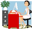 Osservate le immagini e poi scrivete sei frasi usando le preposizioni avverbiali.(Take a look at the illustrations, then write six sentences using the adverbial prepositions.)