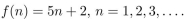 In questions give a recursive definition with initial condition(s). The function