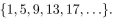 In questions give a recursive definition with initial condition(s). The set