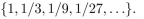 In questions give a recursive definition with initial condition(s). The set