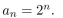 give a recursive definition (with initial condition(s)) of