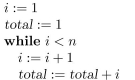 Consider the following program segment: invariant.