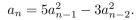 determine whether the recurrence relation is a linear homogeneous recurrence relation with constant coefficients.