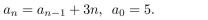 In questions solve the recurrence relation either by using the characteristic equation or by discovering a pattern formed by the terms.