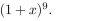 In questions write the first seven terms of the sequence determined by the generating function.