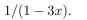 In questions write the first seven terms of the sequence determined by the generating function.
